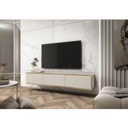 Szafka RTV Szaro - Złota  175 cm
